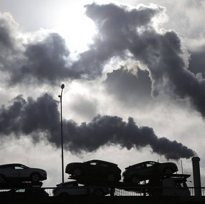 深刻な大気汚染